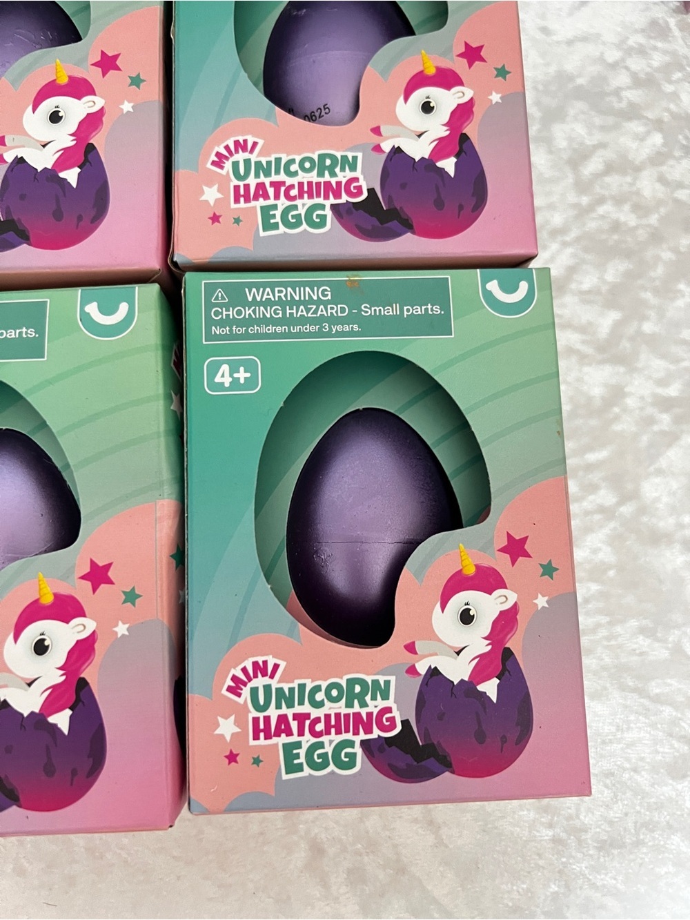 Lot of 6 Mini Unicorn Hatching Egg Toys Purple Kids Party Favors Ages 4+ Kids - Picture 4 of 9